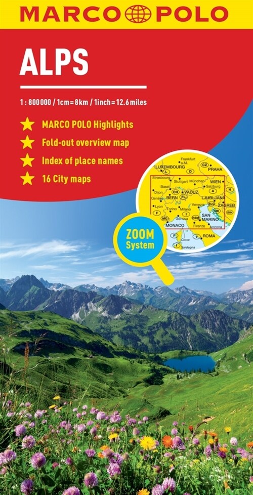 Alps Marco Polo Map (Folded)