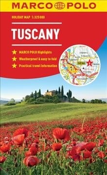 Tuscany Marco Polo Holiday Map (Folded)