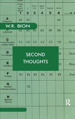 Second Thoughts : Selected Papers on Psychoanalysis (Hardcover)