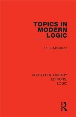 Topics in Modern Logic (Hardcover, 1)
