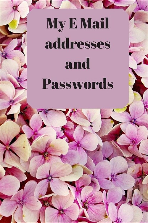 My E Mail addresses and Passwords: A5 (6 x 9 Inches) Notebook Journal Diary. High Quality Hand Writing Journal with 100 Pages (Paperback)
