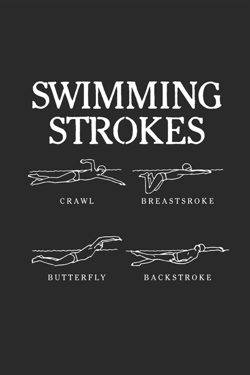 Swimming Strokes: Swimming Notebook, Blank Lined (6 x 9 - 120 pages) Sports And Recreations Themed Notebook for Daily Journal, Diary, (Paperback)
