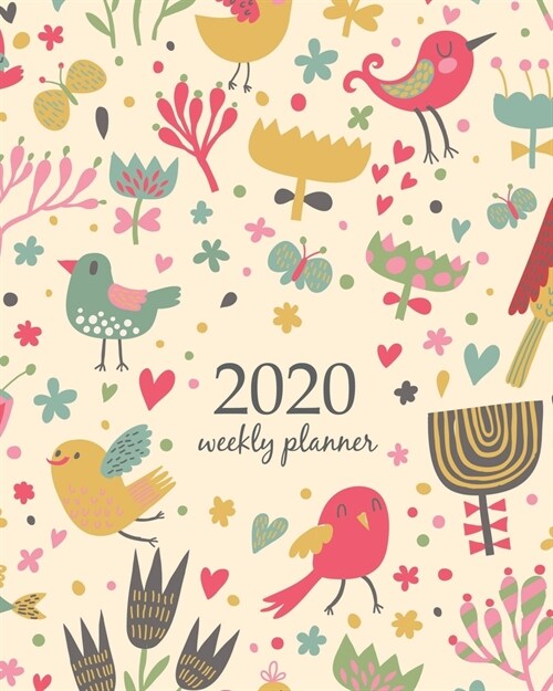 2020 Weekly Planner: Calendar Schedule Organizer Appointment Journal Notebook and Action day With Inspirational Quotes Set of eight forest (Paperback)