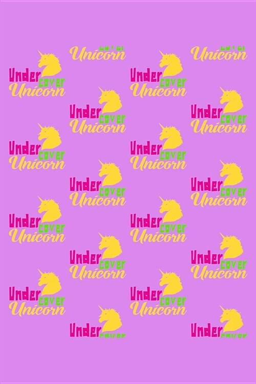 Undercover Unicorn: Personal Goals Journal (Paperback)