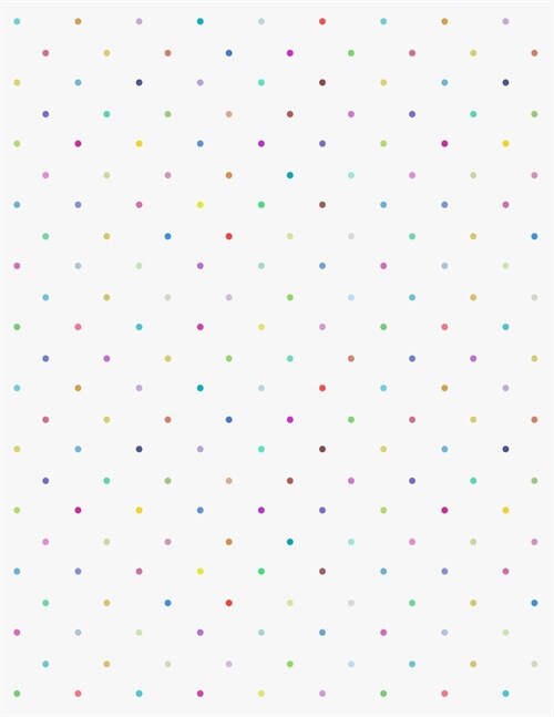 Graph Paper Notebook: Quad Ruled Graphing Paper, 200 Pages, Colorful Polka Dots (8.5x11) (Paperback)