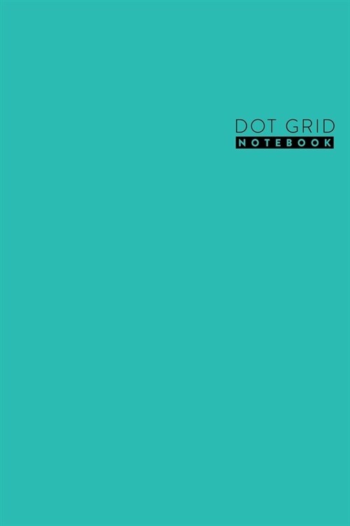 Dot Grid Notebook: Sea Foam Pastel Hue - Dot Grid Journal - 6 x 9 - A5 Notebook (Paperback)