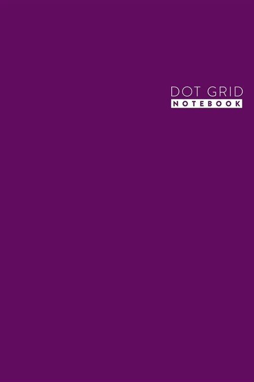 Dot Grid Notebook: Warm Purple Pastel Hue - Dot Grid Journal - 6 x 9 - A5 Notebook (Paperback)