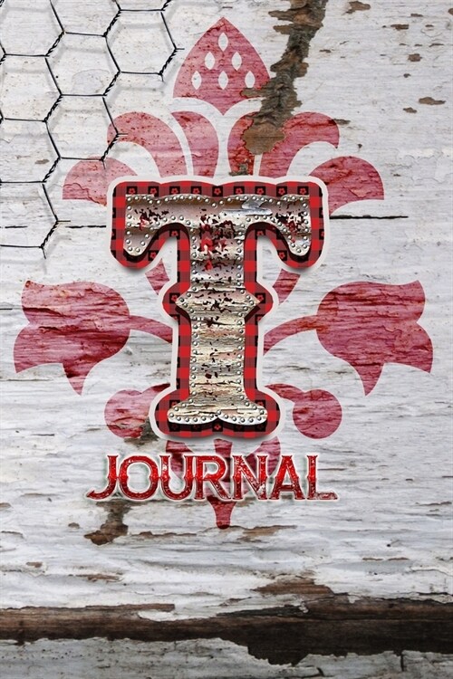 T Journal: Letter T Initial Monogram Lined Notebook (Paperback)