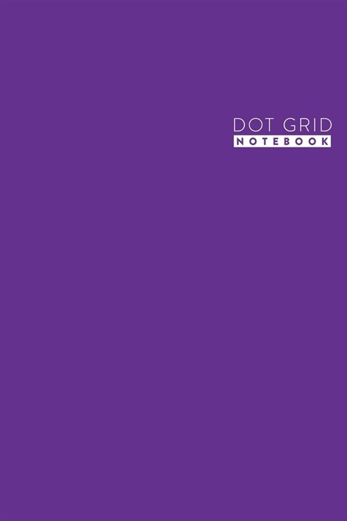 Dot Grid Notebook: Purple Pastel Hue - Dot Grid Journal - 6 x 9 - A5 Notebook (Paperback)