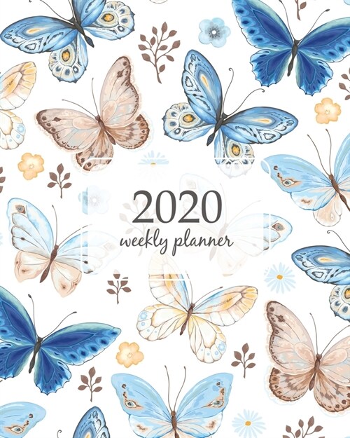 2020 Weekly Planner: Calendar Schedule Organizer Appointment Journal Notebook and Action day With Inspirational Quotes Seamless pattern of (Paperback)