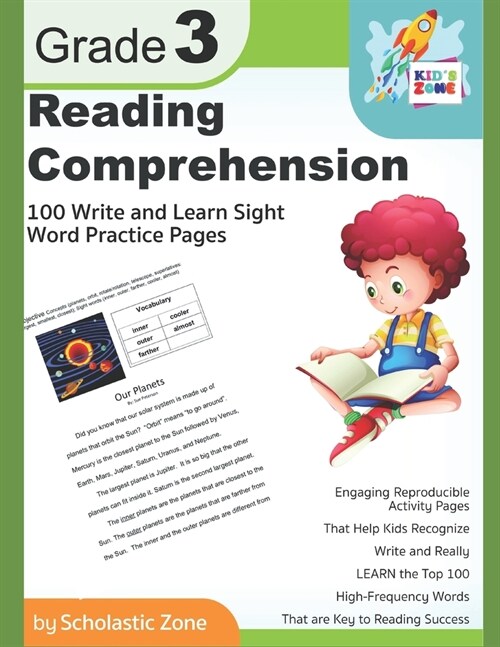 Reading Comprehension Grade 3, 100 Write-and-Learn Sight Word Practice Pages: Engaging Reproducible Activity Pages That Help Kids Recognize, Write and (Paperback)
