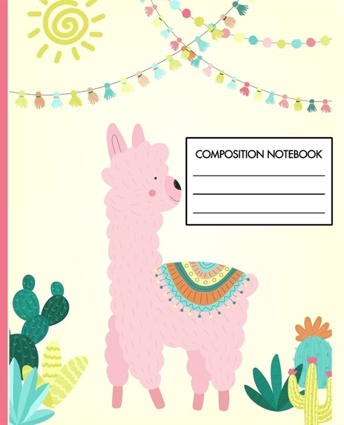 Composition Notebook: Wide Ruled Lined Paper Notebook Journal: Cute Workbook for Girls Teens Kids Students For Back to School Home Primary S (Paperback)