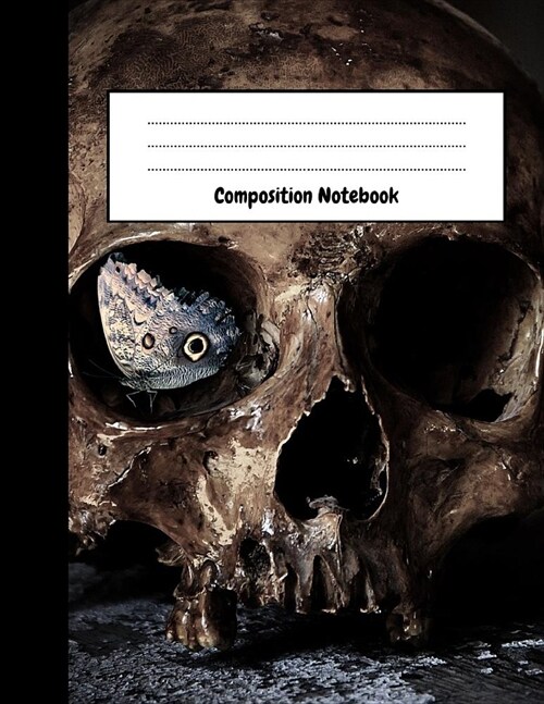 Composition Notebook: Cute College Ruled Journal / Notepad, Skull Lover Gifts, Perfect For School, Office And Daily Use (Paperback)