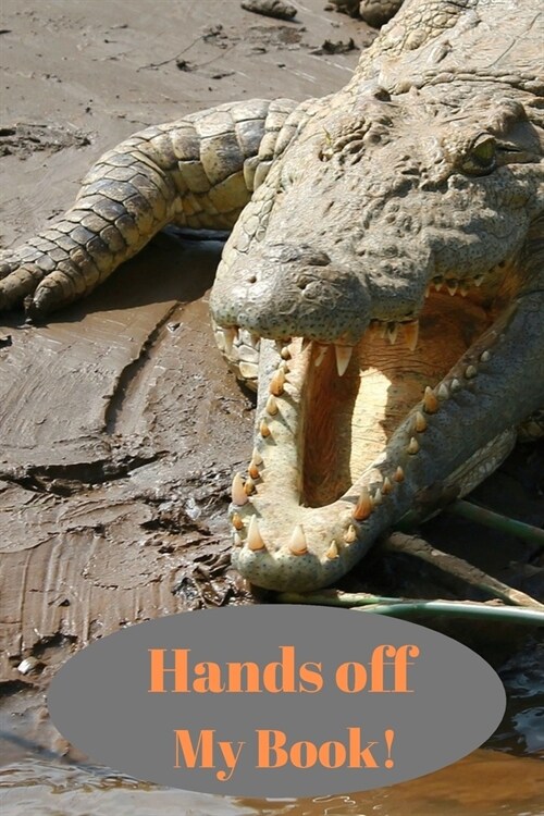 Hands off My Book!: A5 (6 x 9 Inches) Notebook Journal Diary. High Quality Hand Writing Journal with 100 Pages (Paperback)
