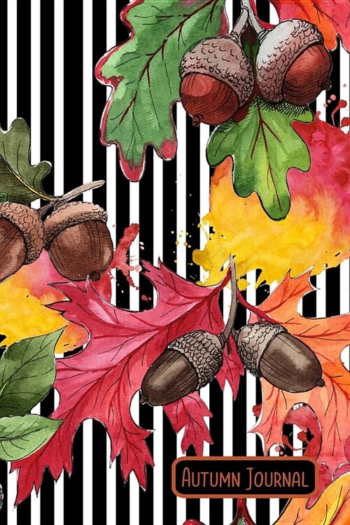 Autumn Notebook: 8.5 x 11 Fall Themed Wide Ruled Notebook For All Your Home, School And Business Note Needs (Paperback)