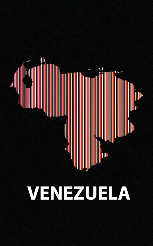 Venezuela: Map Kinetic Venezuelan Gift Notebook! Funny Journal Notebook & Planner Gift! (Paperback)