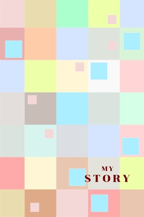 My Story: Composition Notebook Half Wide Ruled Lines Half Unruled Drawing Space 6x9 Sketch blank Work book gift for family, fr (Paperback)