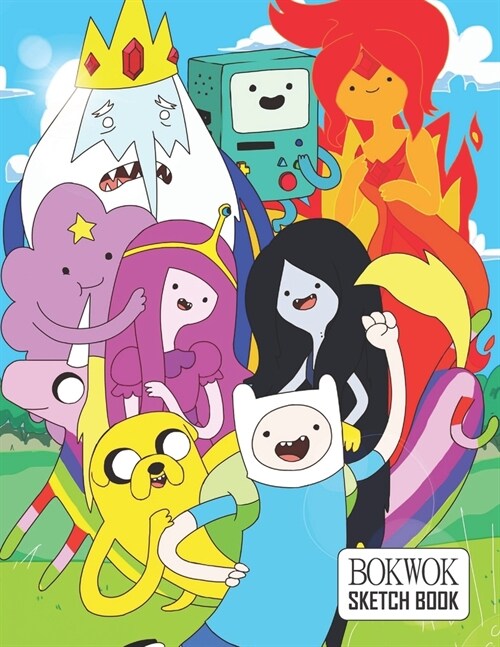 Sketch Book: Adventure Time Sketchbook 129 pages, Sketching, Drawing and Creative Doodling Notebook to Draw and Journal 8.5 x 11 in (Paperback)