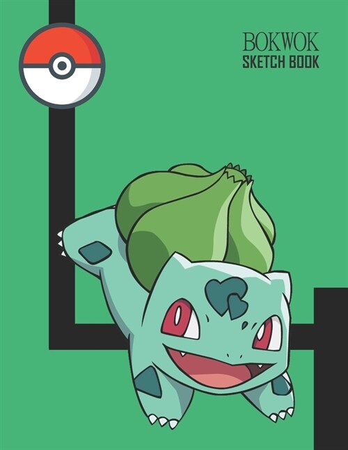 Sketch Book: Bulbasaur Sketchbook 129 pages, Sketching, Drawing and Creative Doodling Notebook to Draw and Journal 8.5 x 11 in larg (Paperback)