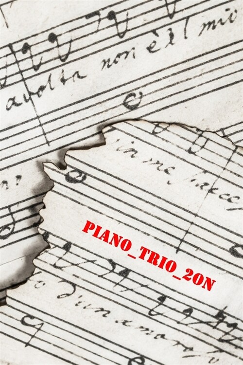 piano_trio_2on: 120 Seiten Notenpapier zum komponieren (Paperback)