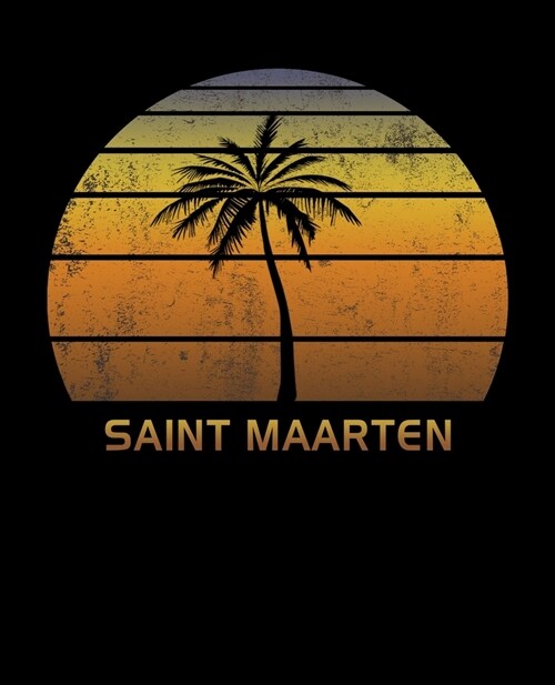 Saint Maarten: Brazil Notebook Lined Wide Ruled Paper For Taking Notes. Stylish Journal Diary 7.5 x 9.25 Inch Soft Cover. For Home, W (Paperback)