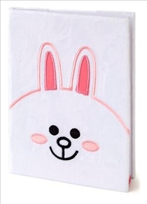 Line Friends Plush Notebook (Cony) (Hardcover)
