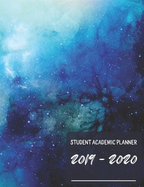 Student Academic Planner: Cosmic Space Calendar, Organizer and Class Scheduler for School Students (Paperback)