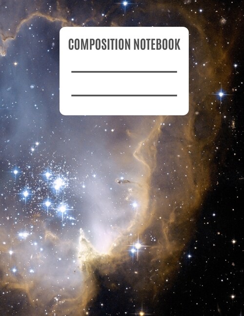 Composition Notebook: Space Galaxy Teen College Ruled Lined Notepad - (8.5 X 11) 120 Pages (Paperback)