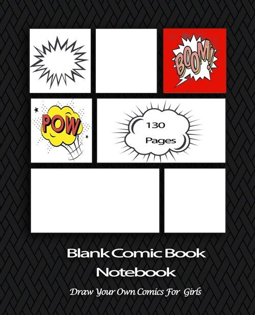 Blank Comic Book Notebook: Draw Your Own Comics (Paperback)