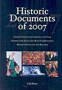Historic Documents Of 2007 (Hardcover)