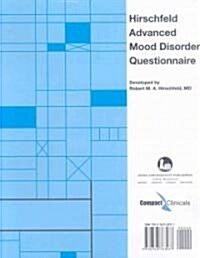 Hirschfeld Advanced Mood Disorder Questionnaire (Unbound, 1st)