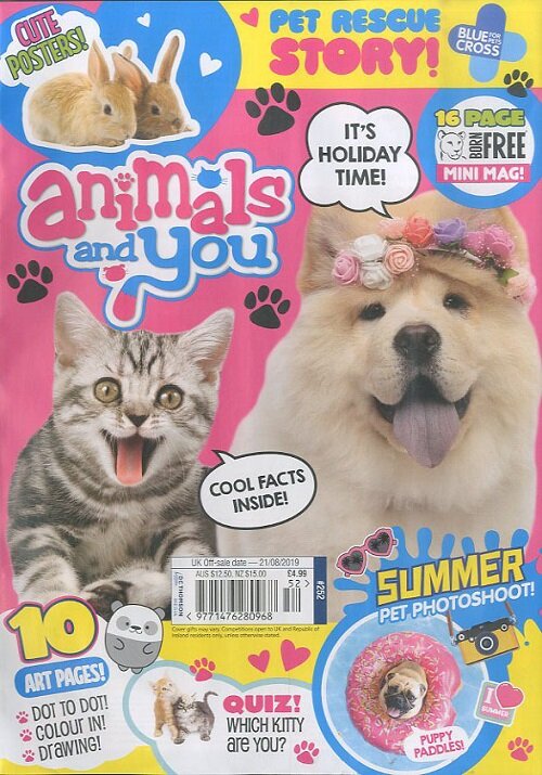 Animal & You (월간 영국판): 2019년 08월 21일