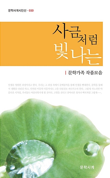 사금처럼 빛나는