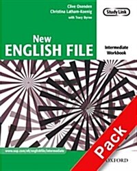 [중고] New English File: Intermediate: Workbook with MultiROM Pack : Six-Level General English Course for Adults (Package)