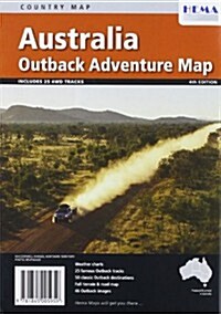 Australia Outback Adventure Map (Paperback)