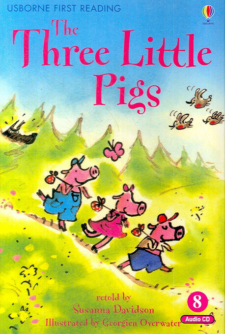 Usborn First Readers Set 3-08 / The Three Little Pigs (Paperback + CD )