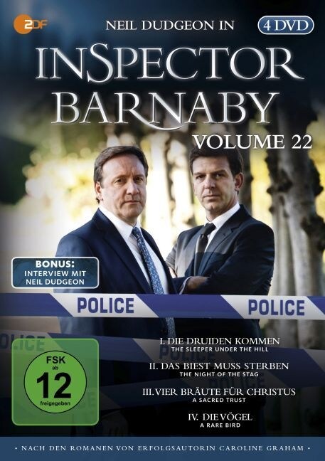 Inspector Barnaby. Vol.22, 4 DVDs (DVD Video)