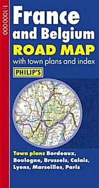 Philips France and Belgium Road Map (Hardcover)