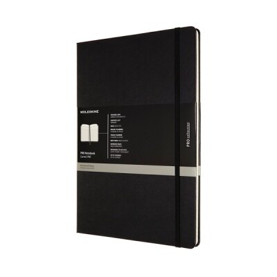 Moleskine Pro Notebook A4 Hardcover: Black (Hardcover)