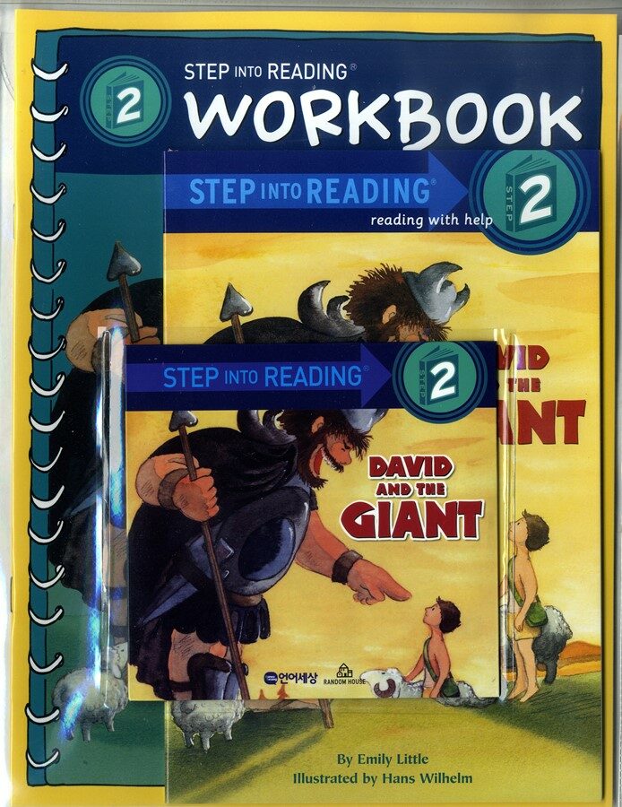 [중고] Step into Reading 2 : David and the Giant (Paperback + Workbook + CD 1장)