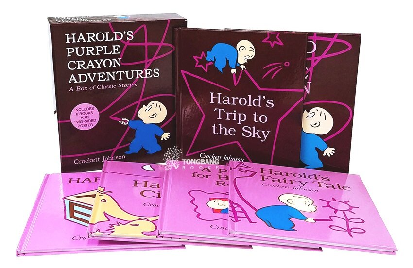 [중고] Harold and the Purple Crayon 6권 세트 (Hardcover 6권 + Slip case)