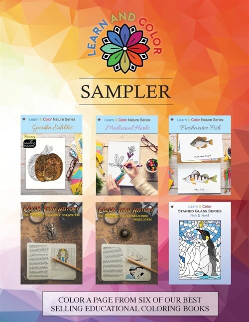Learn & Color Sampler: Color a Page from Our Top Selling Books (Paperback)