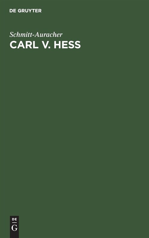 Carl V. Hess: Zum 28. Juni 1924 (Hardcover, Reprint 2019)