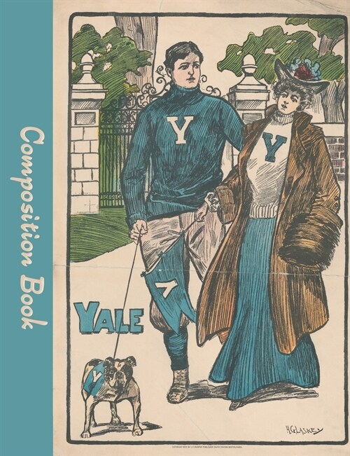 Yale Composition Book: 5x5 Graph Paper Notebook (Paperback)