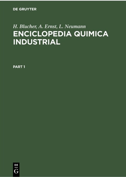 Enciclopedia Quimica Industrial (Hardcover, 18, Version Espanol)