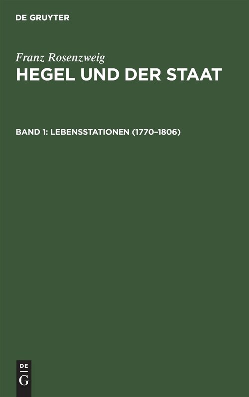 Lebensstationen (1770-1806) (Hardcover, Reprint 2019)