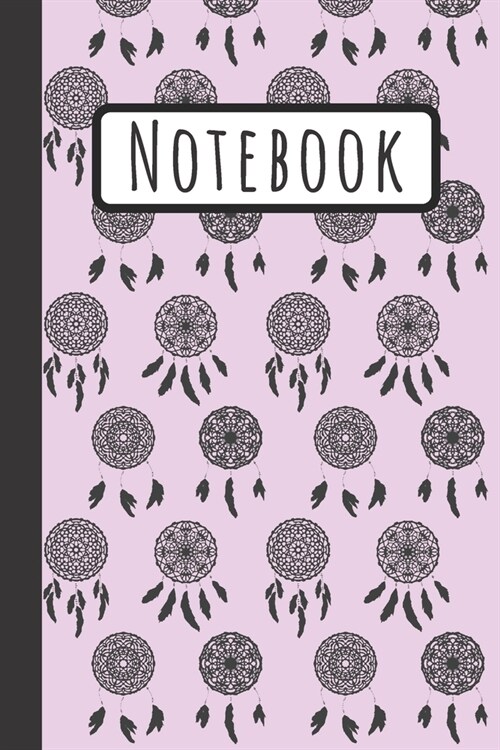 Notebook: Dream Catcher Journal - Record Your Dreams - Purple, Pink - 120 Lined Pages (Paperback)
