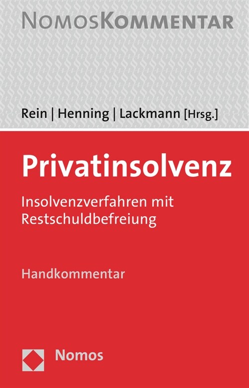 Privatinsolvenz: Insolvenzverfahren Mit Restschuldbefreiung (Hardcover)
