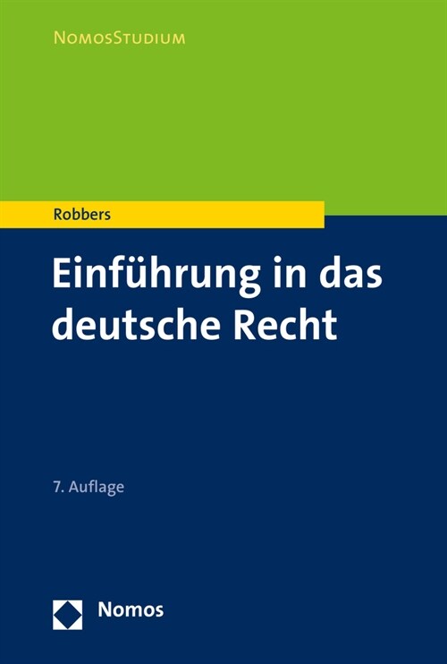 Einfuhrung in Das Deutsche Recht (Paperback, 7)