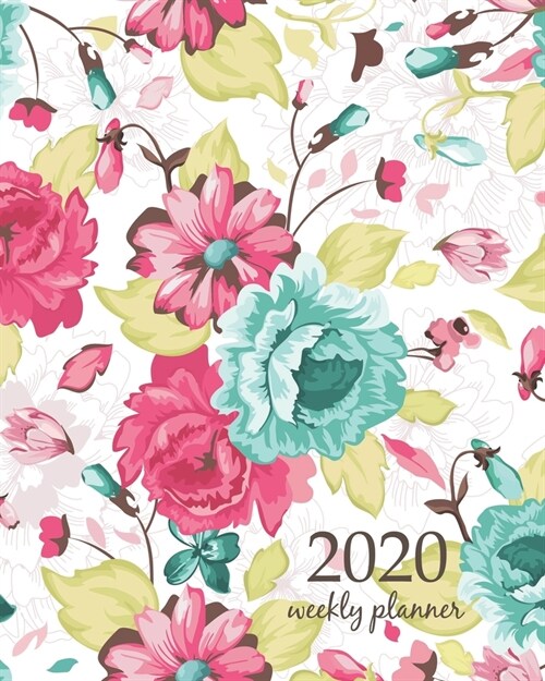 2020 Weekly Planner: Calendar Schedule Organizer Appointment Journal Notebook and Action day With Inspirational Quotes Abstract Elegance Se (Paperback)